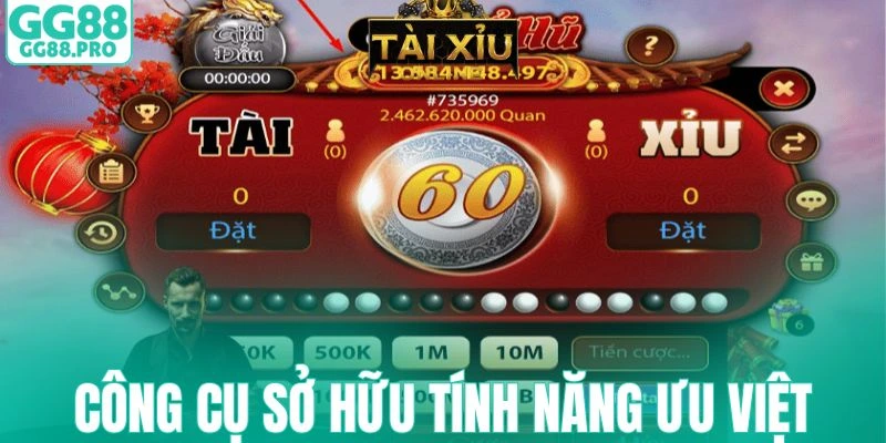 Công cụ sở hữu đa dạng tính năng ưu việt