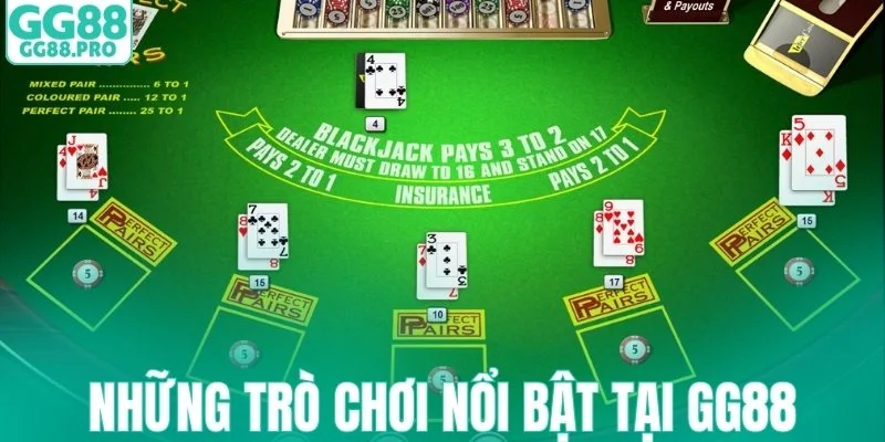 Những trò chơi nổi bật đang được yêu thích tại GG88