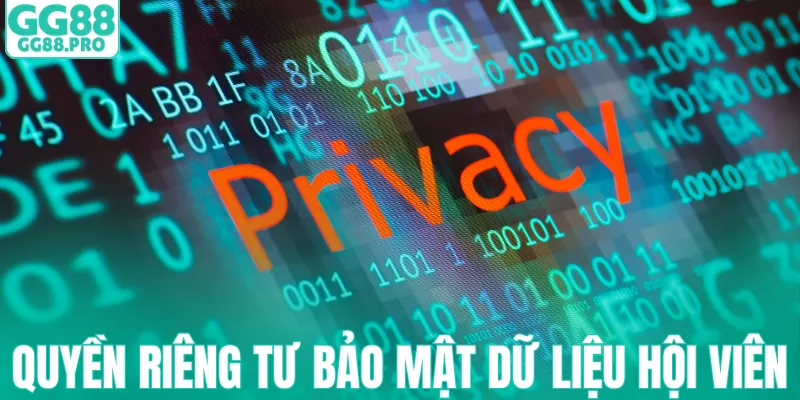Quyền riêng tư GG88 bảo mật thông tin hội viên
